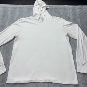 Bella + Canvas Unisex Jersey Long-Sleeve Hoodie 3512 100% Cotton White 2X